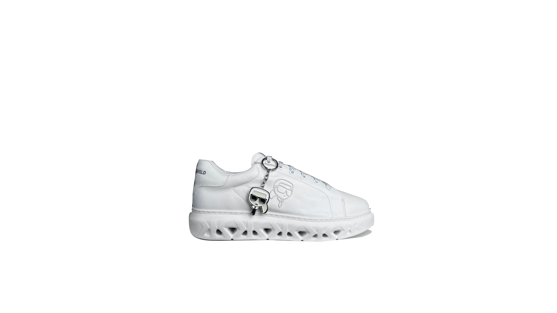 White Karl Lagerfeld kapri